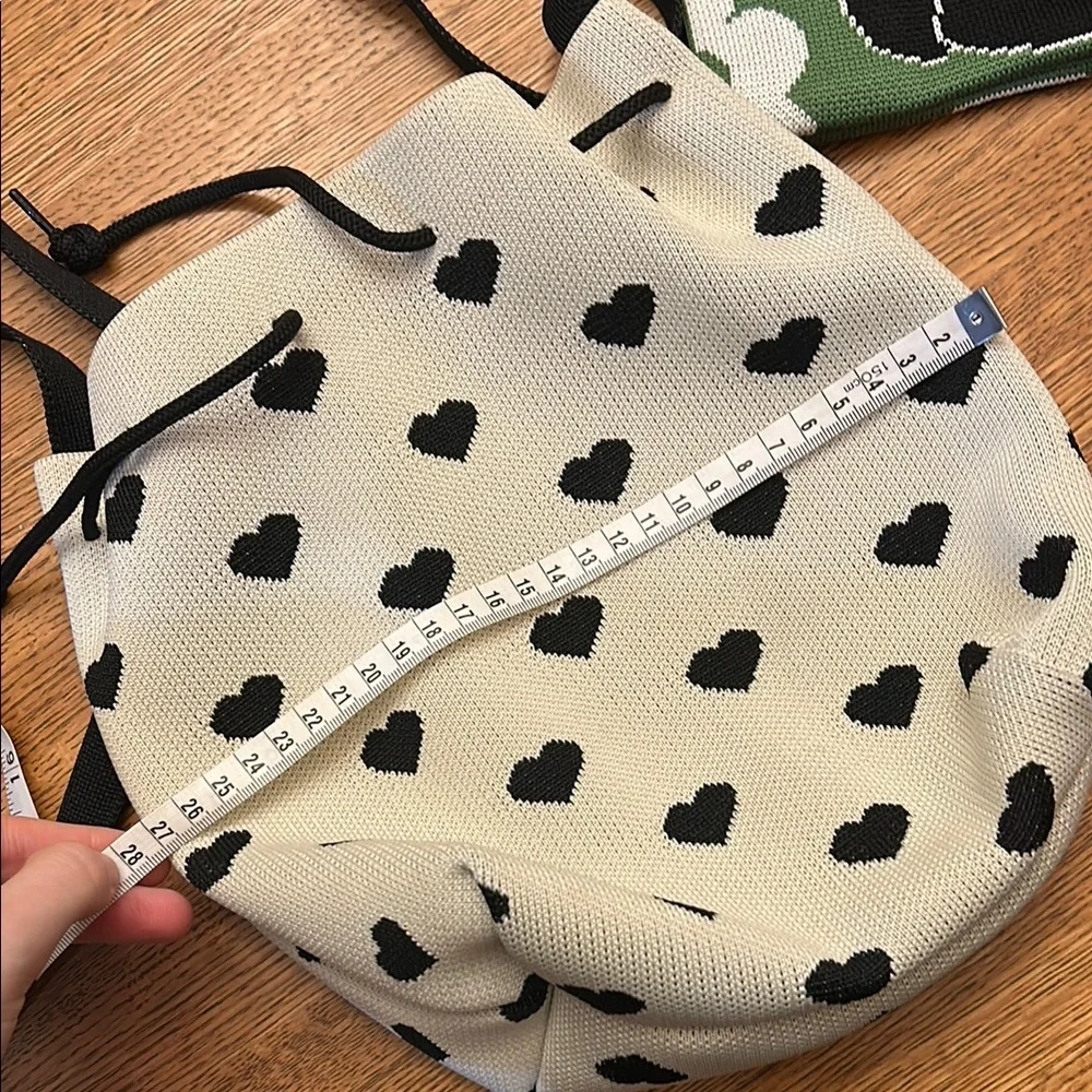Heart and Panda Knit Bags - Picture 9 of 10